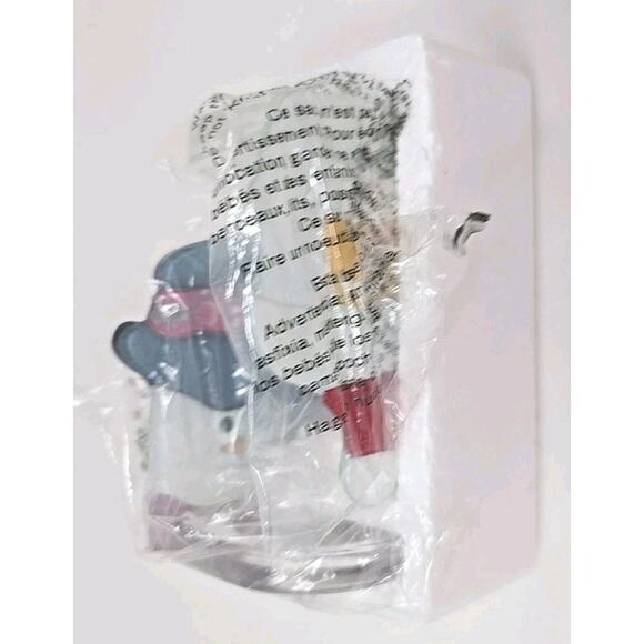 Vintage PartyLite P9466 Santa And Snowman Tealight Pair Candle Holder P17B - Picture 7 of 9